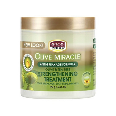 African Pride Olive Miracle Strengthening Treatment – 6 oz - ANNS BEAUTY SUPPLY